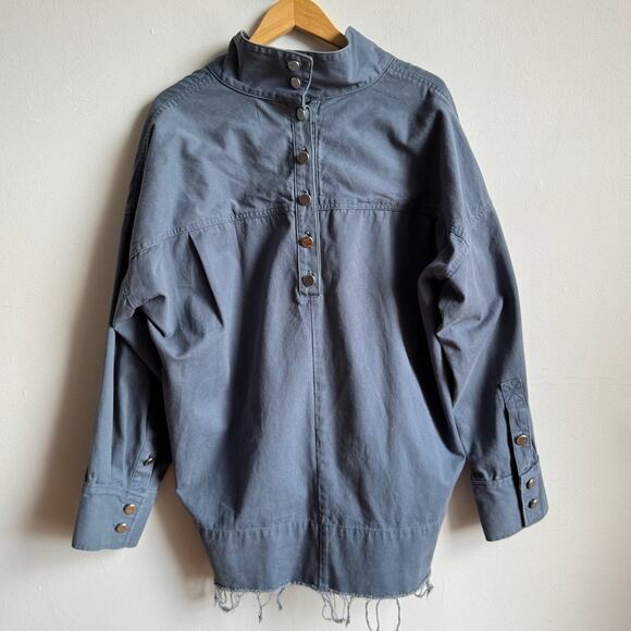 RACHEL COMEY Blue Pitch Popover Jacket - Picture 4 of 11